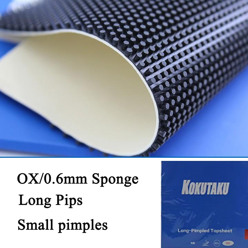 Table Tennis Grip - KOKUTAKU Long Pips Table Tennis Rubber