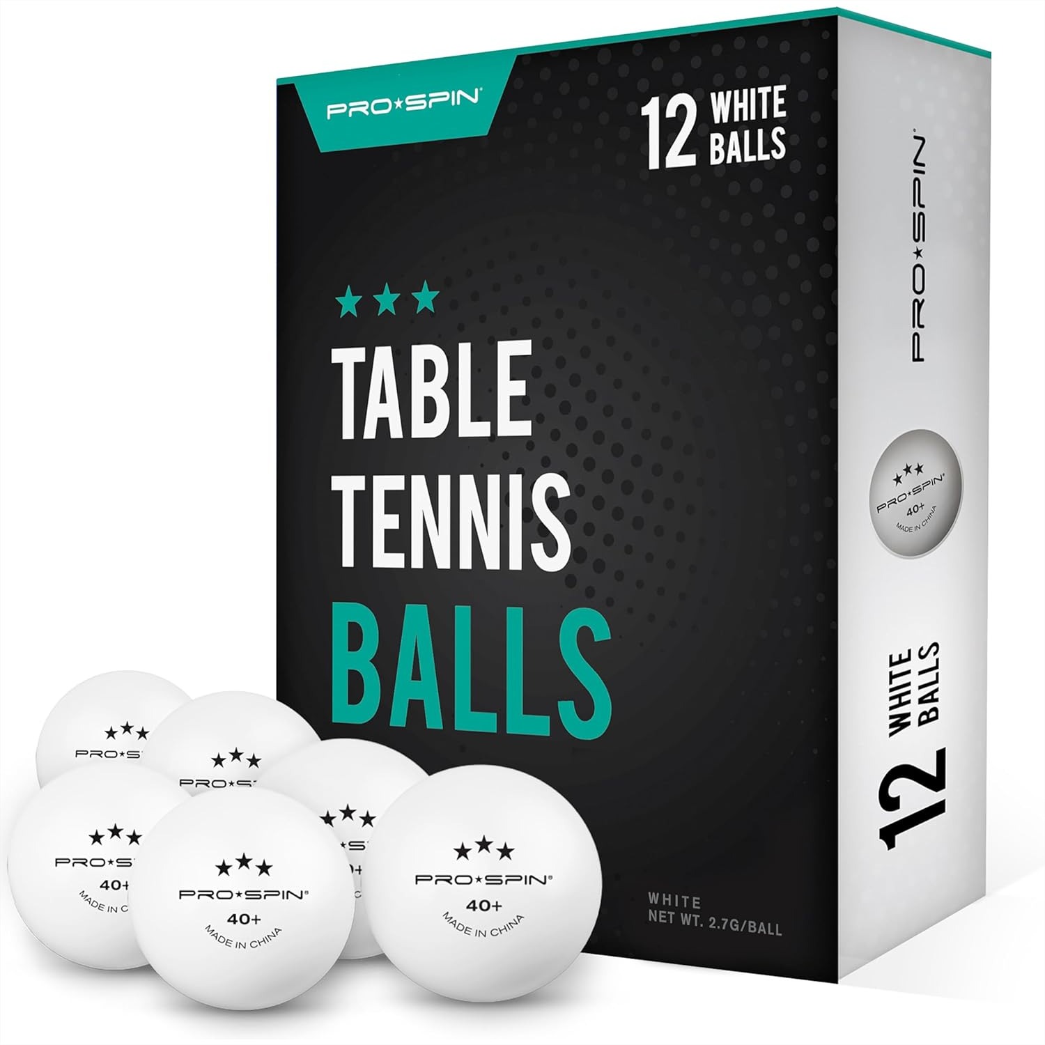 Table Tennis Reference - Ping Pong Balls 12/24/60 Pack White