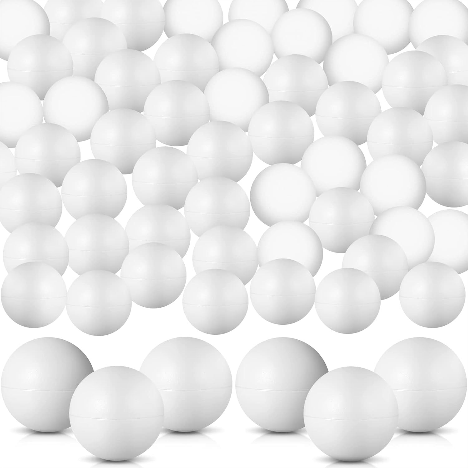 Table Tennis Reference - 80 Pack 25 mm Mini White
