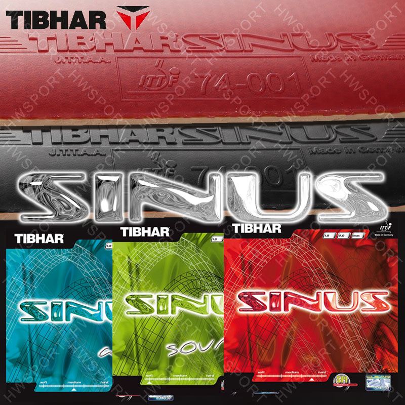 Table Tennis Grip - TIBHAR Sinus Series Table Tennis Rubber