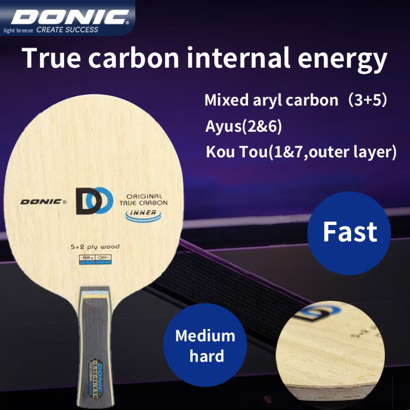 Donic Table Tennis Ball - DONIC Ping Pong Bottom Plate True