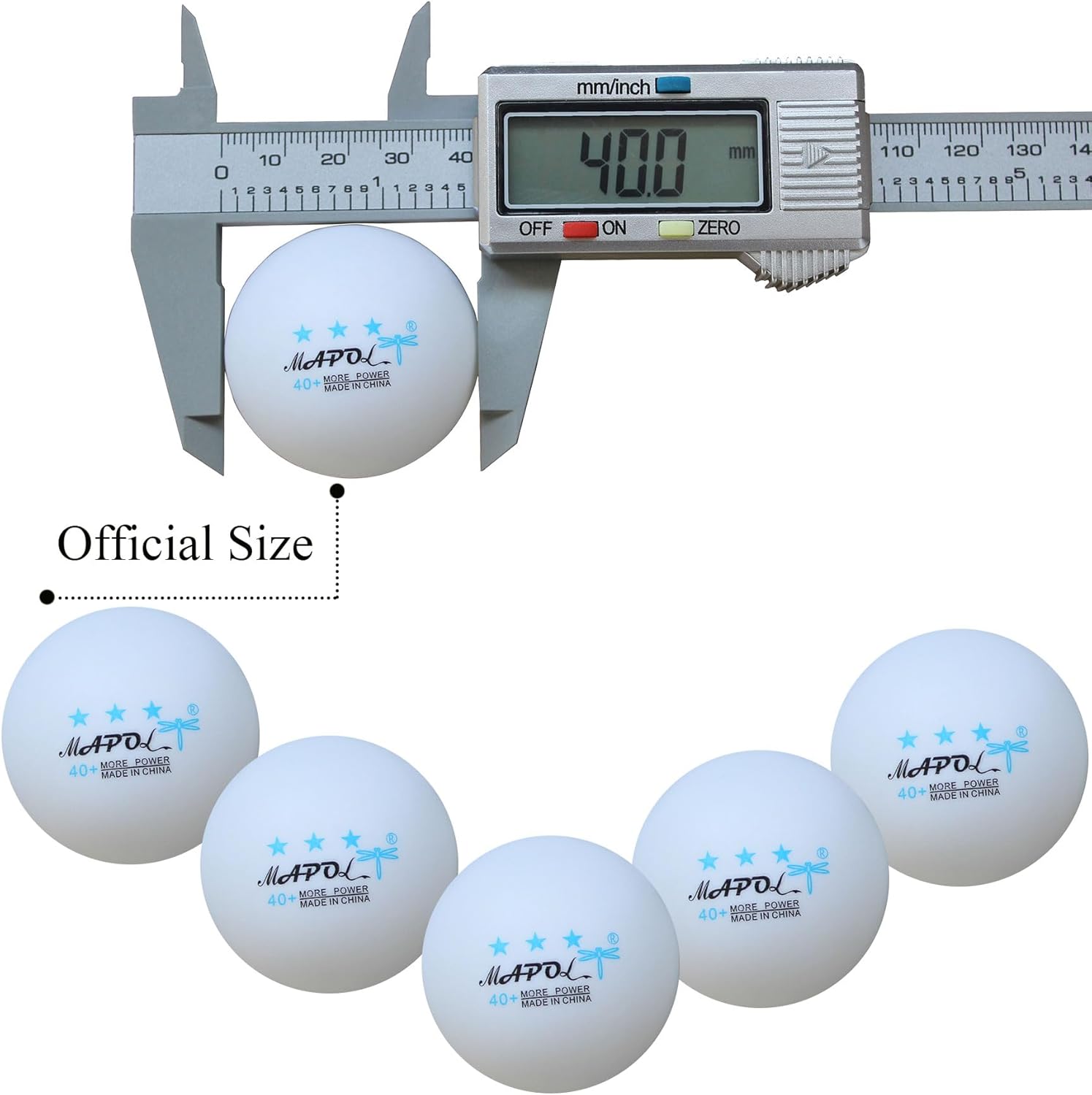 50 White 3-Star Table Tennis B - Table Tennis Reference บทวิจารณ์และราคา
