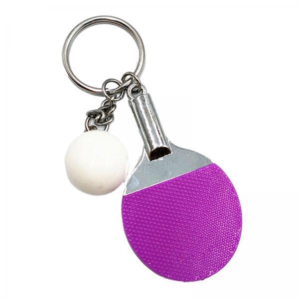 Cute Table Tennis Metal Keycha - Table Tennis Keychain บทวิจารณ์และราคา