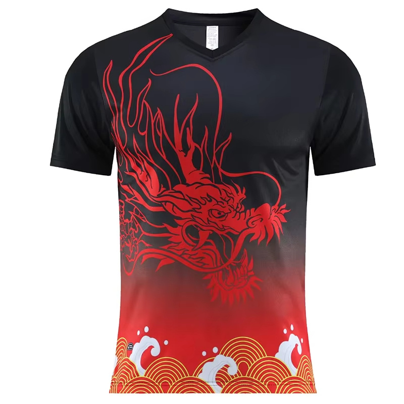 Team Table Tennis T Shirt Men  - Table Tennis Training China บทวิจารณ์และราคา