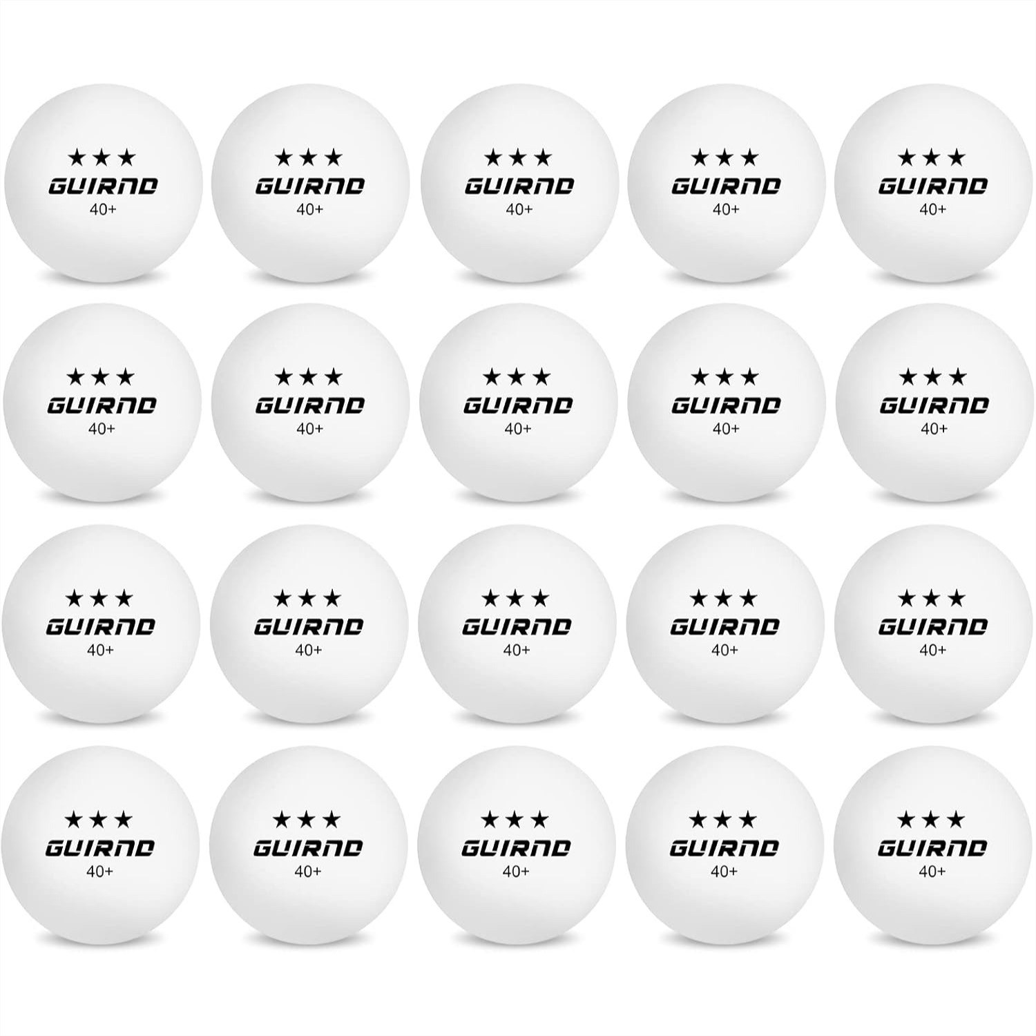 20 Pack 3 Star Ping Pong Balls - Table Tennis Reference บทวิจารณ์และราคา