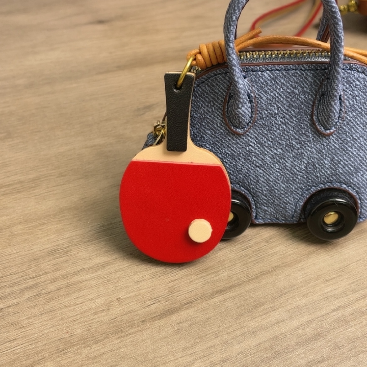 Genuine Leather Table Tennis K - Table Tennis Keychain บทวิจารณ์และราคา