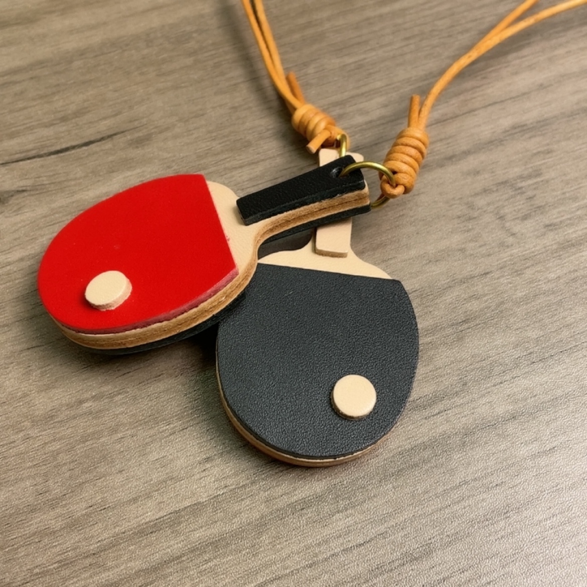 Genuine Leather Table Tennis K - Table Tennis Keychain บทวิจารณ์และราคา