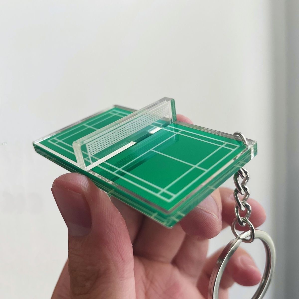 Acrylic Badminton Tennis Keych - Table Tennis Keychain บทวิจารณ์และราคา