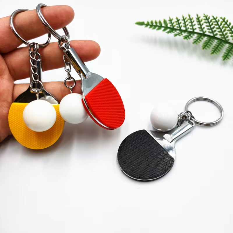 7 Colors Cute Ping Pong Racket - Table Tennis Keychain บทวิจารณ์และราคา
