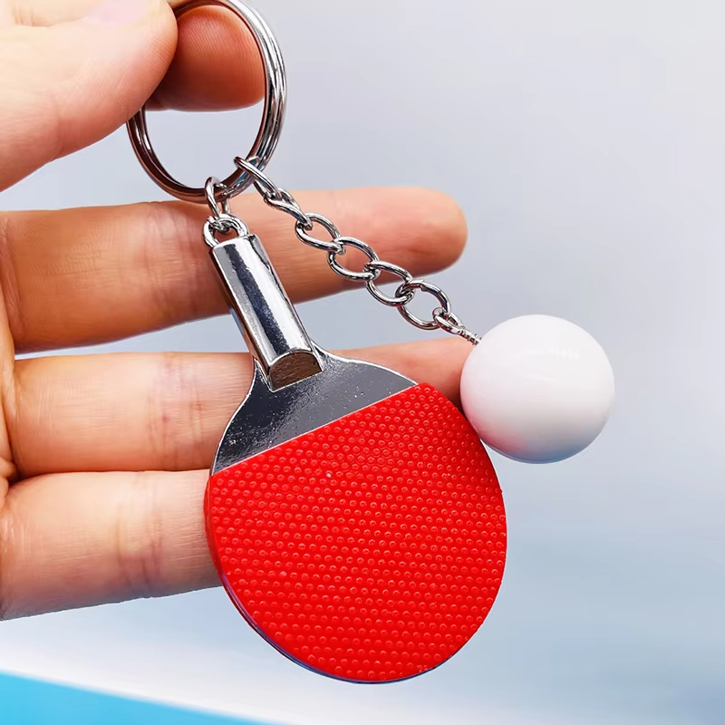 7 Colors Cute Ping Pong Racket - Table Tennis Keychain บทวิจารณ์และราคา
