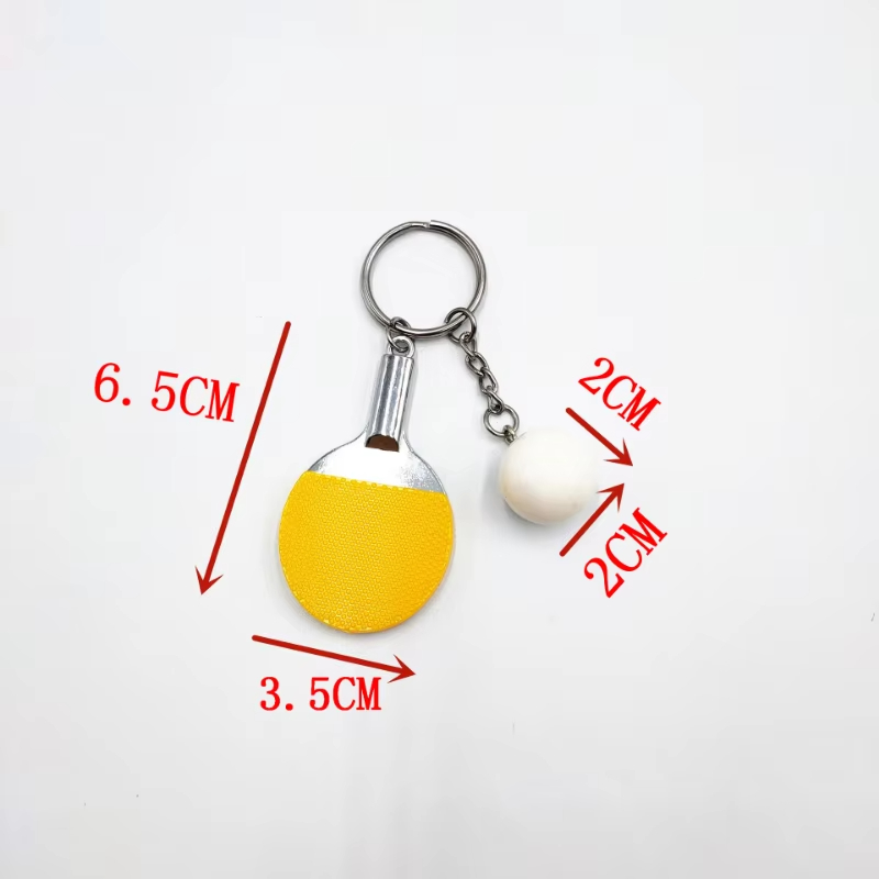 7 Colors Cute Ping Pong Racket - Table Tennis Keychain บทวิจารณ์และราคา