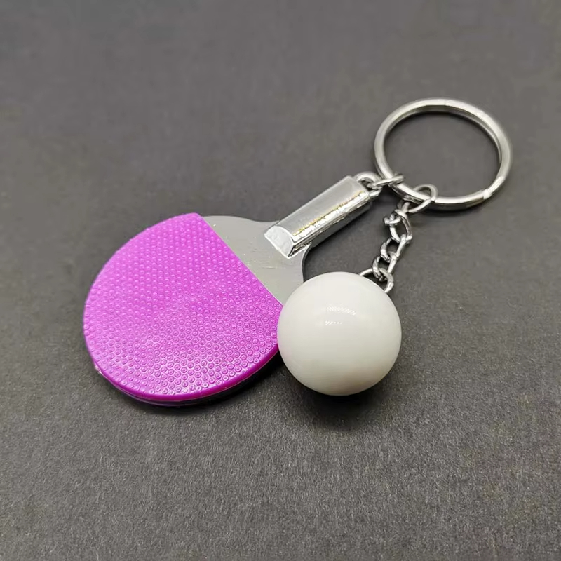 7 Colors Cute Ping Pong Racket - Table Tennis Keychain บทวิจารณ์และราคา