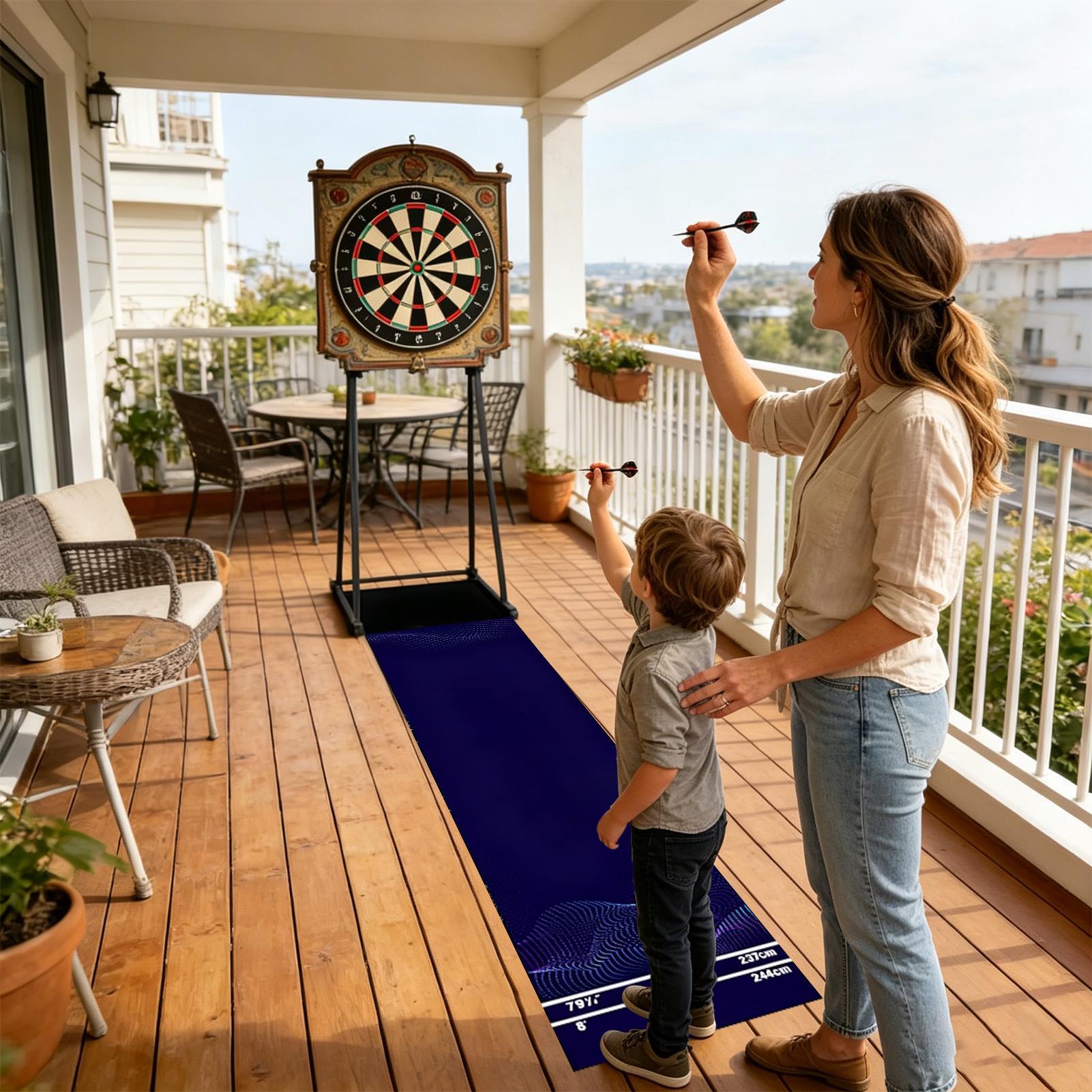 Dart Mat Portable Non-Slip Cry - Throw Distance Board บทวิจารณ์และราคา