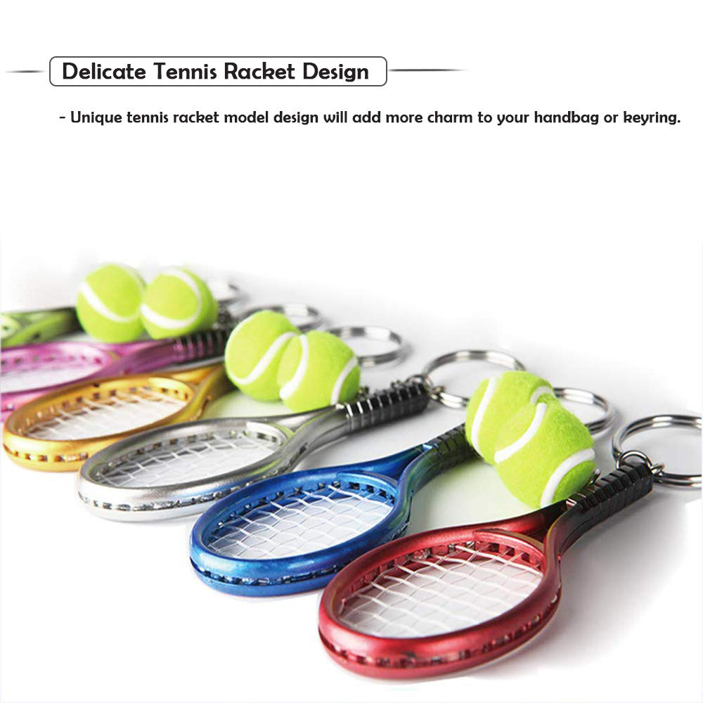 6Pcs Tennis Table Tennis Ping  - Table Tennis Keychain บทวิจารณ์และราคา