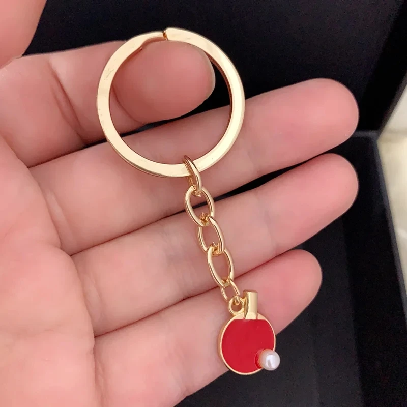Black Red sports table tennis  - Table Tennis Keychain บทวิจารณ์และราคา