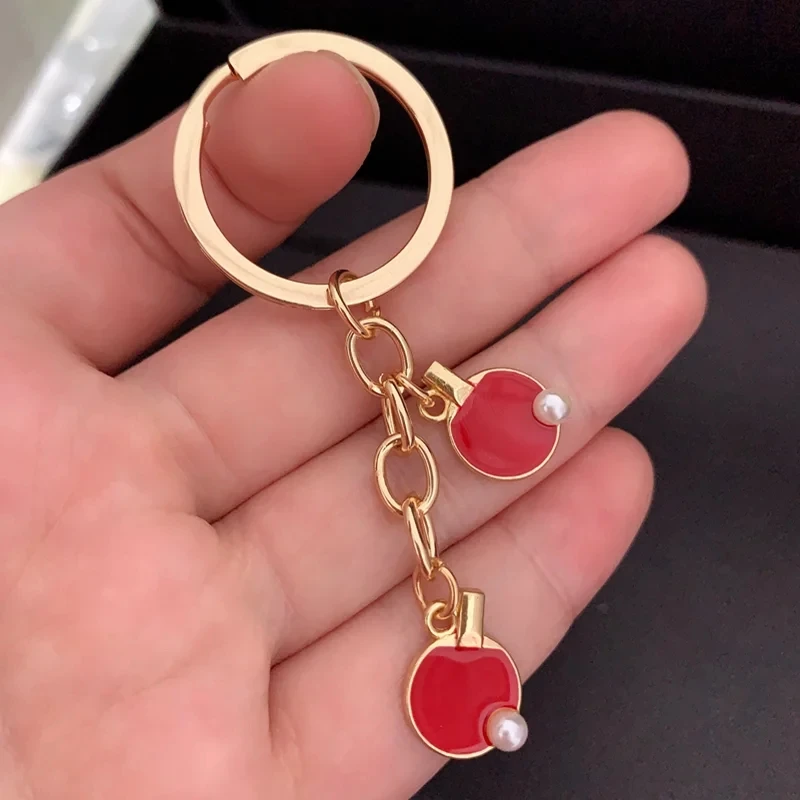 Black Red sports table tennis  - Table Tennis Keychain บทวิจารณ์และราคา