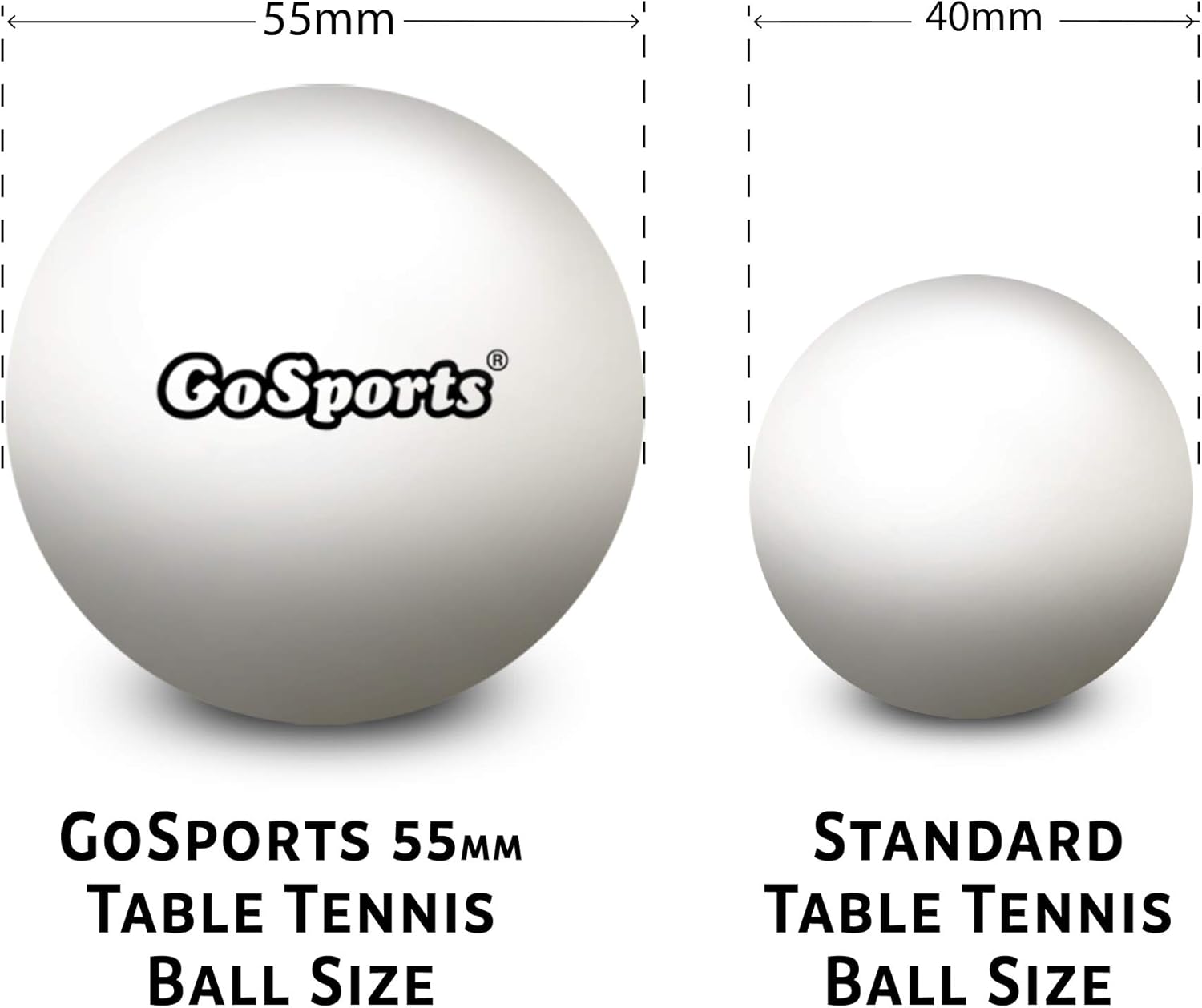 GoSports 55mm XL Table Tennis  - Table Tennis Reference บทวิจารณ์และราคา