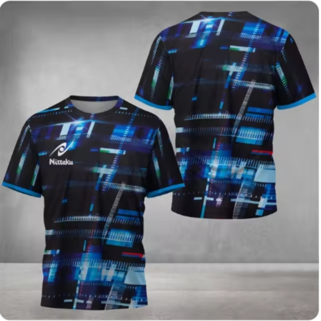 Nittaku Table Tennis T-shirt V - Table Tennis Training China บทวิจารณ์และราคา