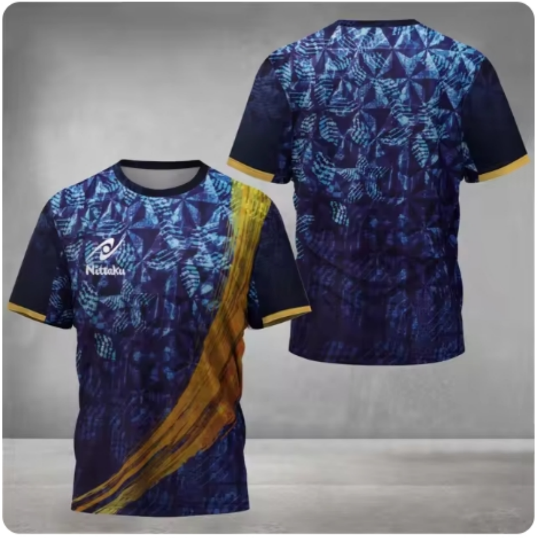 Nittaku Table Tennis T-shirt V - Table Tennis Training China บทวิจารณ์และราคา