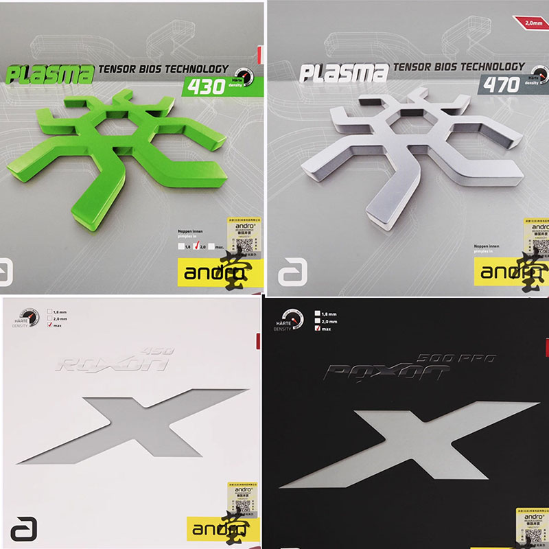 ANDRO Plasma 430 ROXON 450 tab - Table Tennis Racket บทวิจารณ์และราคา