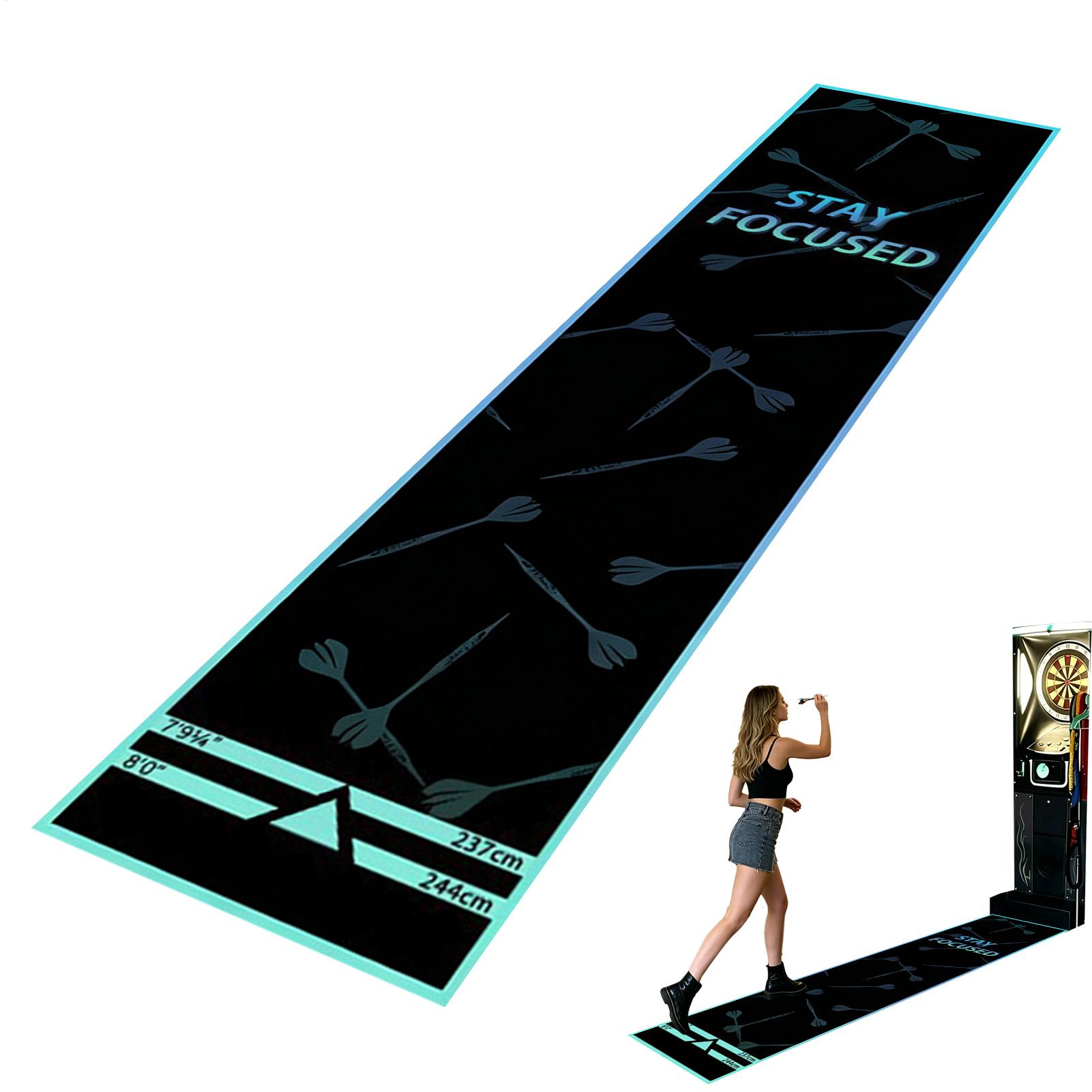 Protective Dart Rug Mat Dart B - Throw Distance Board บทวิจารณ์และราคา