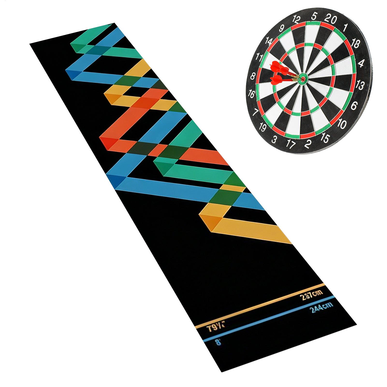 Protective Dart Rug Mat Dart B - Throw Distance Board บทวิจารณ์และราคา