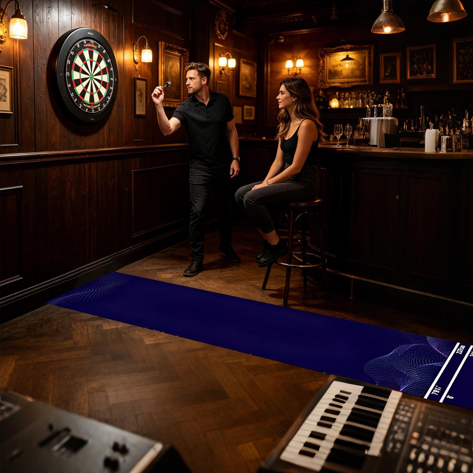 Dart Board Mat Portable Non-Sl - Throw Distance Board บทวิจารณ์และราคา