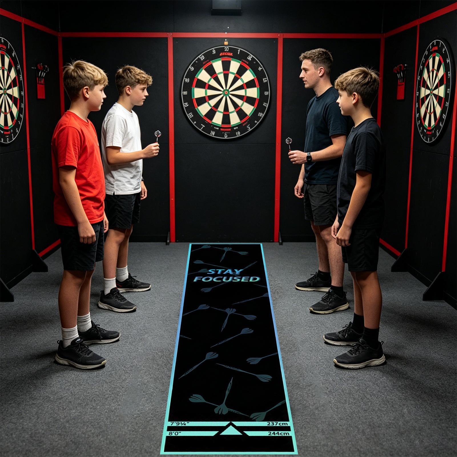 Dart Board Mat Portable Non-Sl - Throw Distance Board บทวิจารณ์และราคา