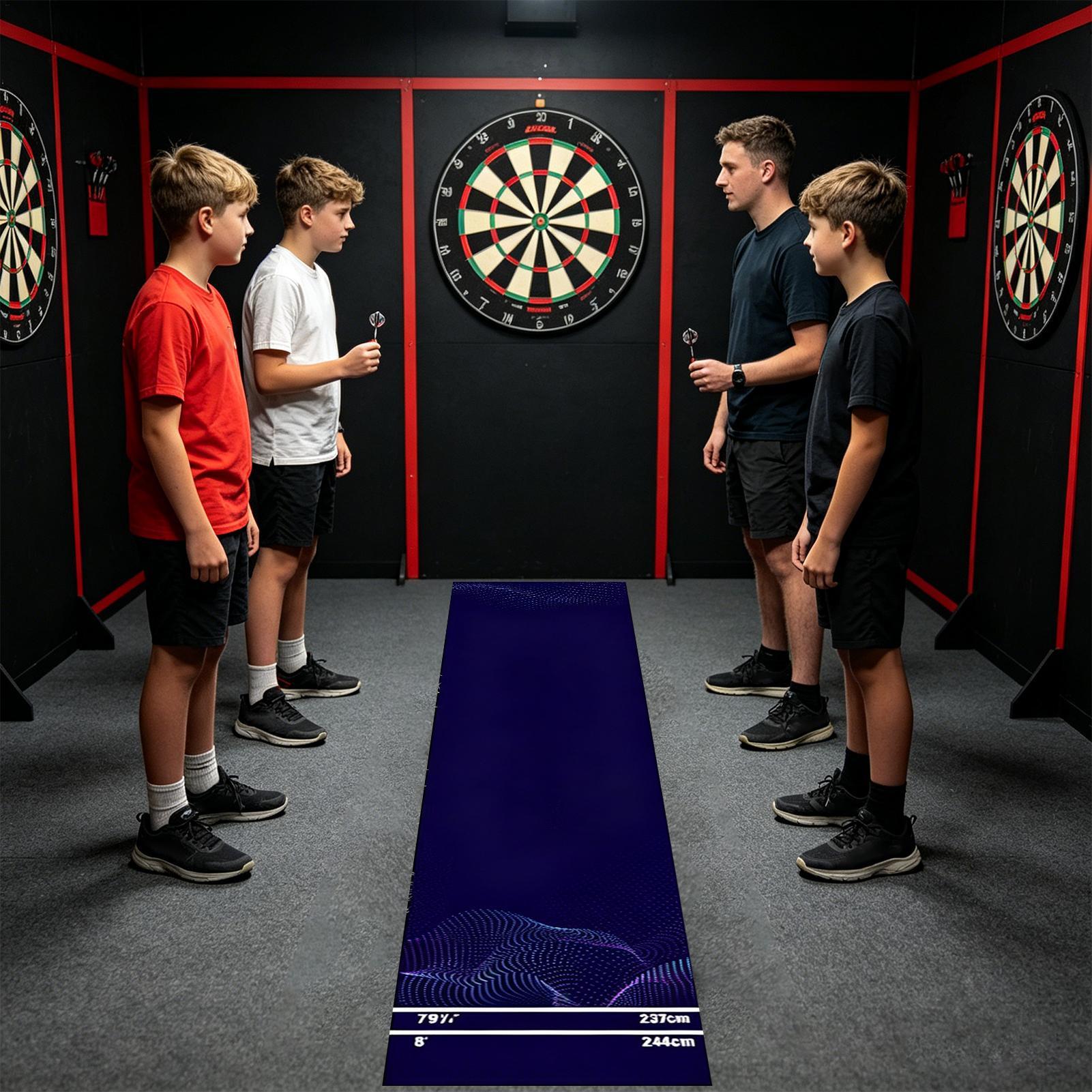 Dart Board Mat Portable Non-Sl - Throw Distance Board บทวิจารณ์และราคา