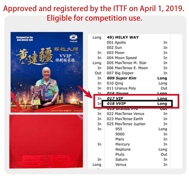 YINHE Huang Jianjiang VIP VVIP - Table Tennis Racket บทวิจารณ์และราคา