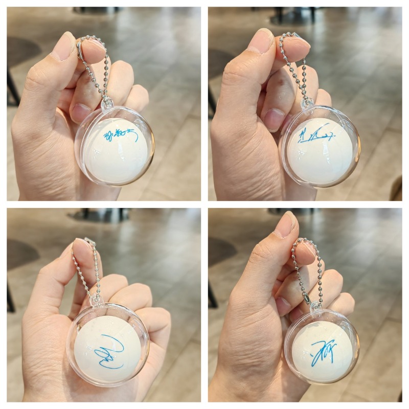 Mini Table Tennis Ball Signatu - Table Tennis Keychain บทวิจารณ์และราคา