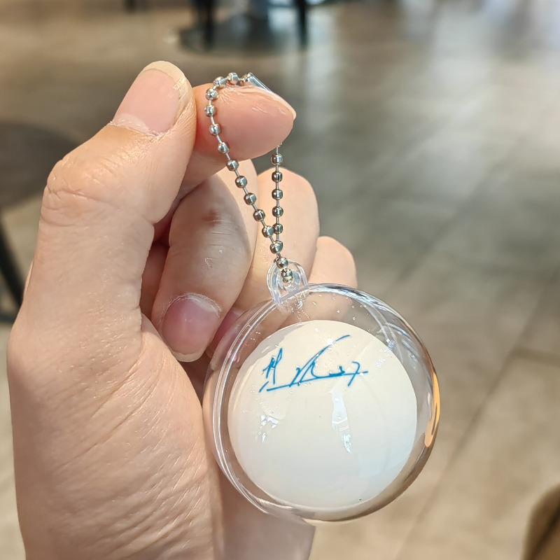 Mini Table Tennis Ball Signatu - Table Tennis Keychain บทวิจารณ์และราคา