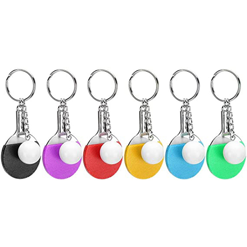 1pc Table Tennis Racket Key Ri - Table Tennis Keychain บทวิจารณ์และราคา