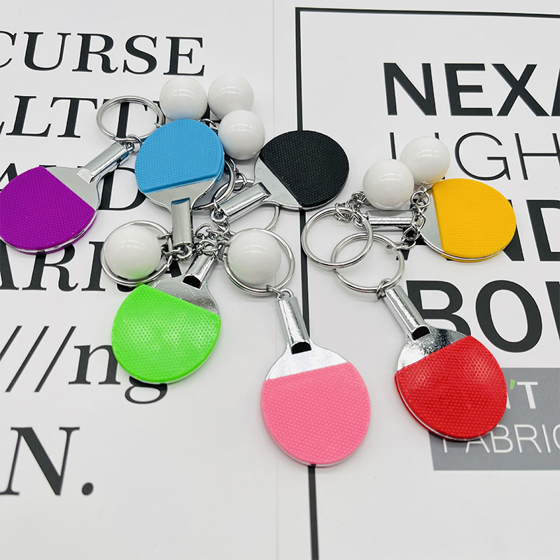 1pc Table Tennis Racket Key Ri - Table Tennis Keychain บทวิจารณ์และราคา