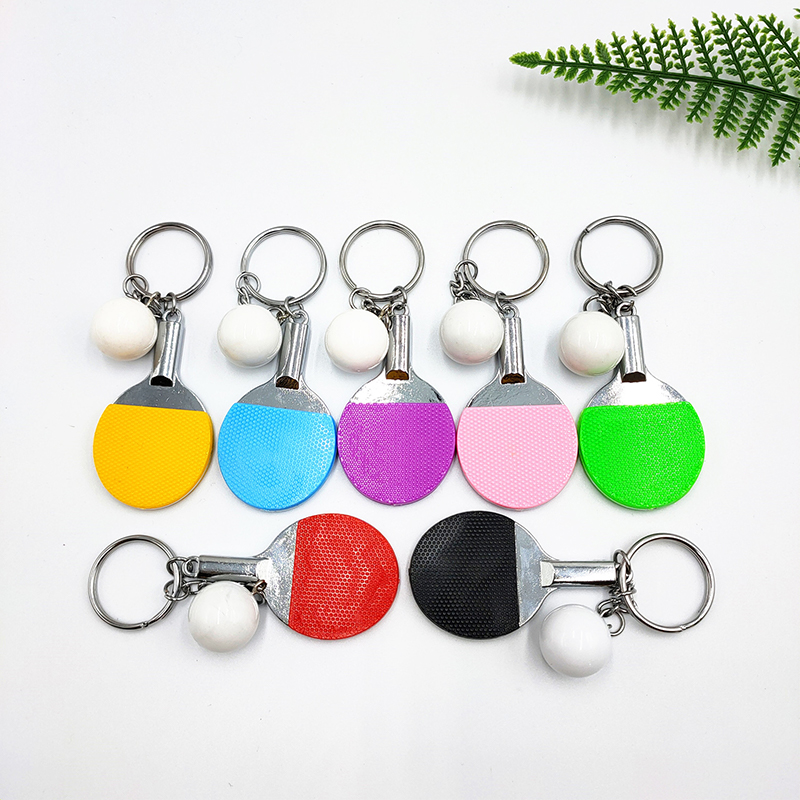 1pc Table Tennis Racket Key Ri - Table Tennis Keychain บทวิจารณ์และราคา