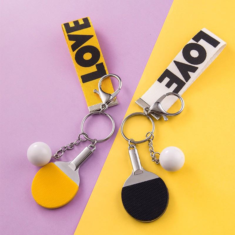1pc Table Tennis Racket Key Ri - Table Tennis Keychain บทวิจารณ์และราคา