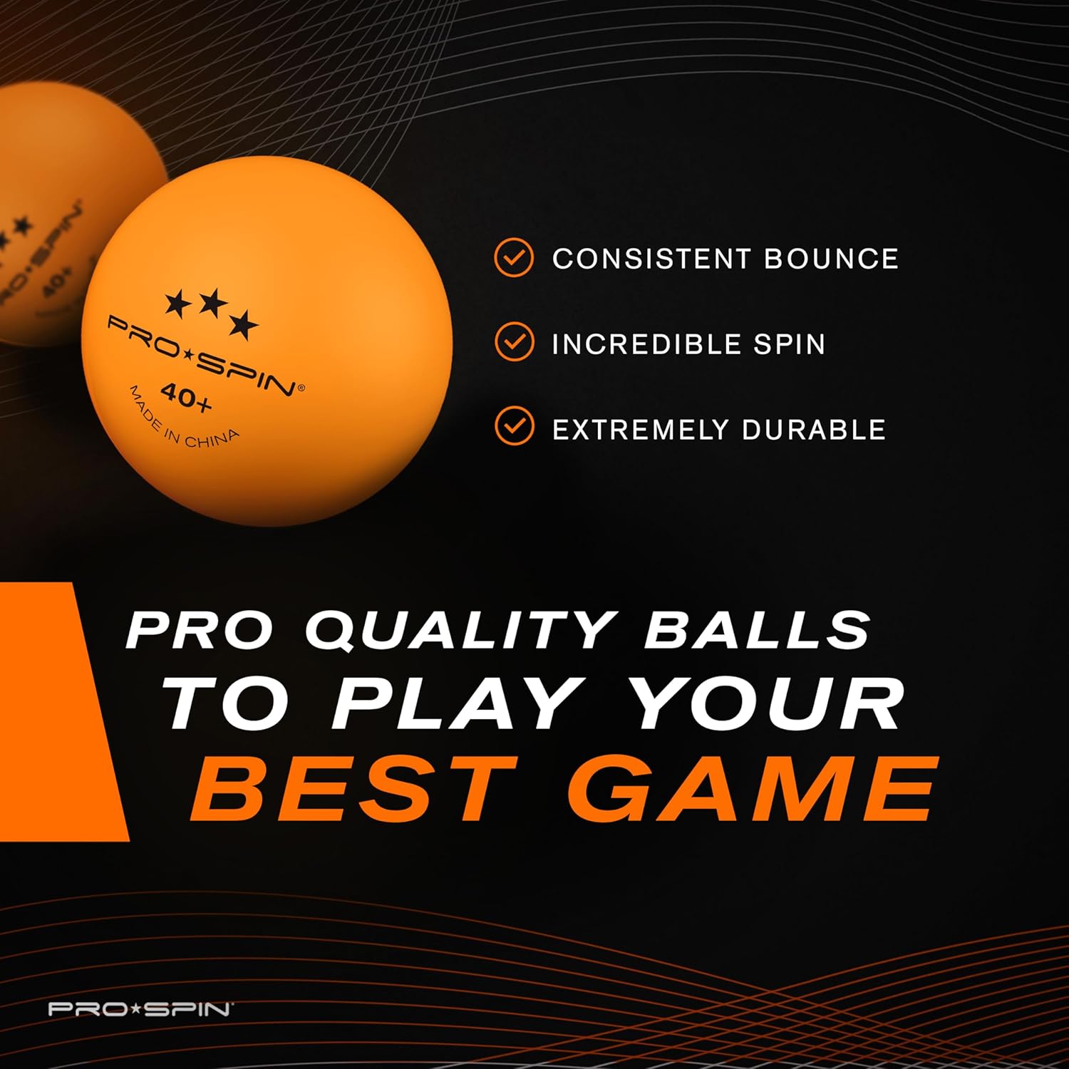 3-Star Ping Pong Balls Orange  - Table Tennis Reference บทวิจารณ์และราคา